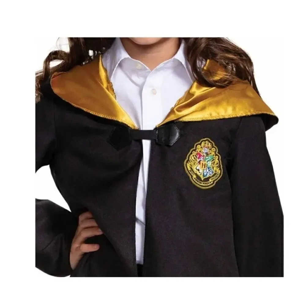 New Harry Potter Child Unisex Hogwarts Halloween Costume Hooded Robe One Size